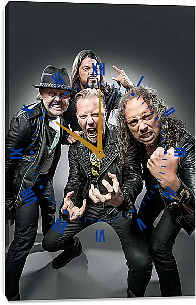 Часы картина - Металлика. Metallica Часы картина - Металлика. Metallica