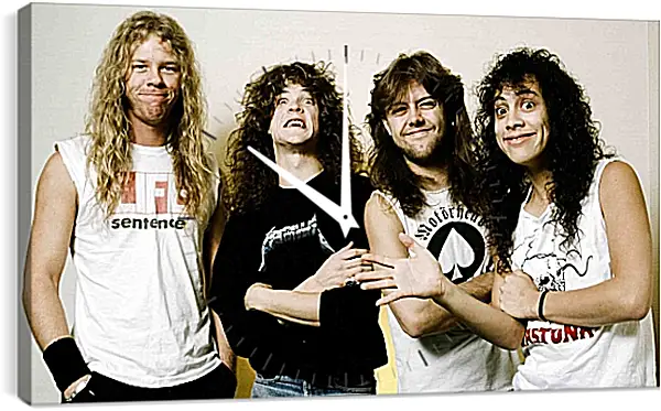 Часы картина - Металлика. Metallica Часы картина - Металлика. Metallica