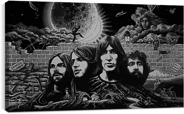 Постер на подрамнике - Пинк Флойд. Pink Floyd Постер на подрамнике - Пинк Флойд. Pink Floyd