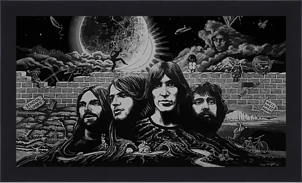 Картина в раме - Пинк Флойд. Pink Floyd Картина в раме - Пинк Флойд. Pink Floyd