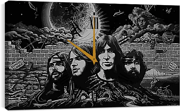 Часы картина - Пинк Флойд. Pink Floyd Часы картина - Пинк Флойд. Pink Floyd