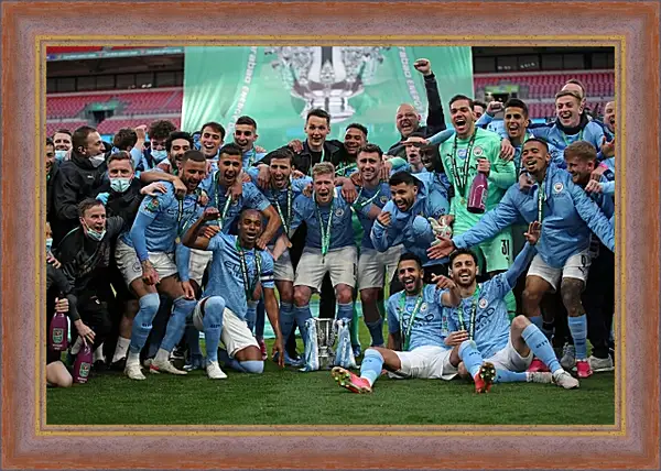 Картина в раме - Победа в АПЛ. ФК Манчестер Сити. FC Manchester City Картина в раме - Победа в АПЛ. ФК Манчестер Сити. FC Manchester City