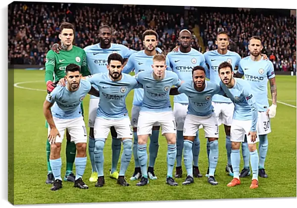 Постер на подрамнике - Фото перед матчем. Манчестер Сити. Manchester City Постер на подрамнике - Фото перед матчем. Манчестер Сити. Manchester City