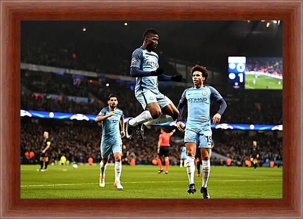 Картина в раме - Празднование гола. Манчестер Сити. Manchester City Картина в раме - Празднование гола. Манчестер Сити. Manchester City