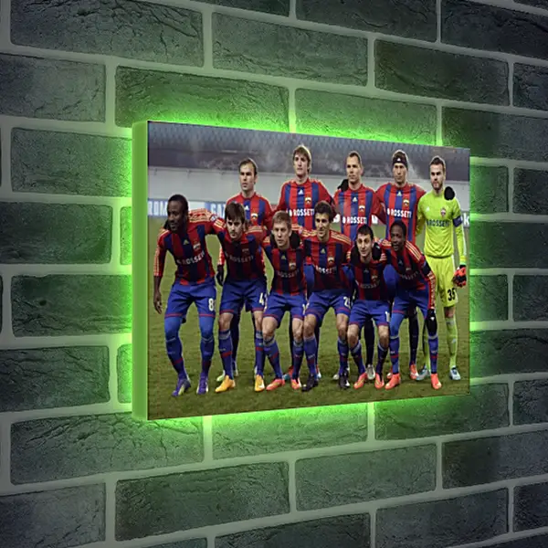Лайтбокс световая панель - Фото перед матчем. ФК ЦСКА Москва. FC CSKA Moscow Лайтбокс световая панель - Фото перед матчем. ФК ЦСКА Москва. FC CSKA Moscow