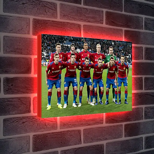 Лайтбокс световая панель - Фото перед матчем. ФК ЦСКА Москва. FC CSKA Moscow Лайтбокс световая панель - Фото перед матчем. ФК ЦСКА Москва. FC CSKA Moscow