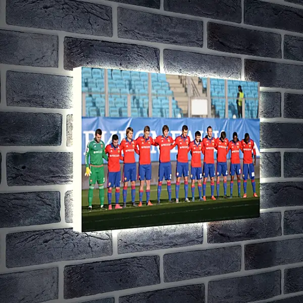 Лайтбокс световая панель - ФК ЦСКА Москва. FC CSKA Moscow Лайтбокс световая панель - ФК ЦСКА Москва. FC CSKA Moscow