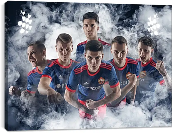 Постер на подрамнике - Молодёжка. ФК ЦСКА Москва. FC CSKA Moscow Постер на подрамнике - Молодёжка. ФК ЦСКА Москва. FC CSKA Moscow