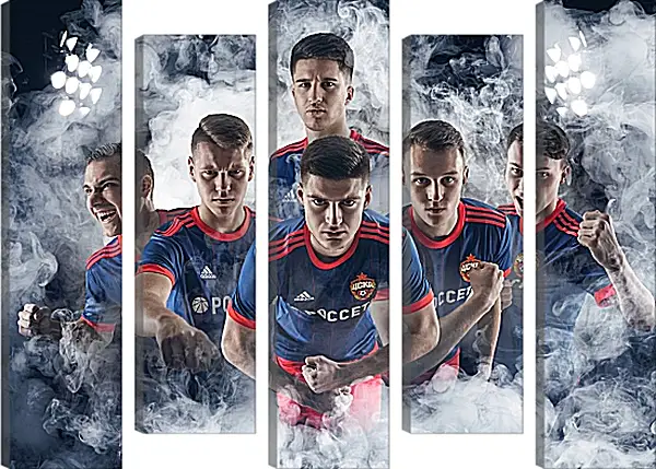 Модульная картина - Молодёжка. ФК ЦСКА Москва. FC CSKA Moscow Модульная картина - Молодёжка. ФК ЦСКА Москва. FC CSKA Moscow