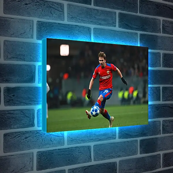 Лайтбокс световая панель - Иван Обляков. ФК ЦСКА Москва. FC CSKA Moscow Лайтбокс световая панель - Иван Обляков. ФК ЦСКА Москва. FC CSKA Moscow
