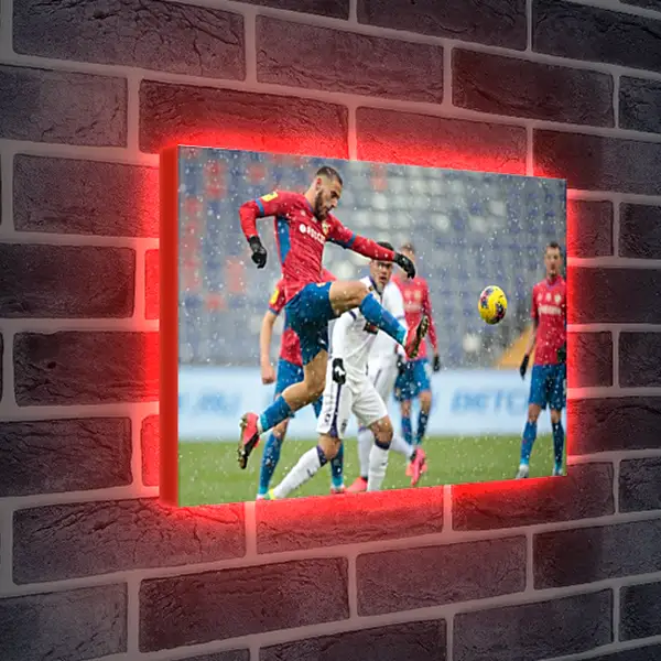 Лайтбокс световая панель - Удар Влашича. ФК ЦСКА Москва. FC CSKA Moscow Лайтбокс световая панель - Удар Влашича. ФК ЦСКА Москва. FC CSKA Moscow