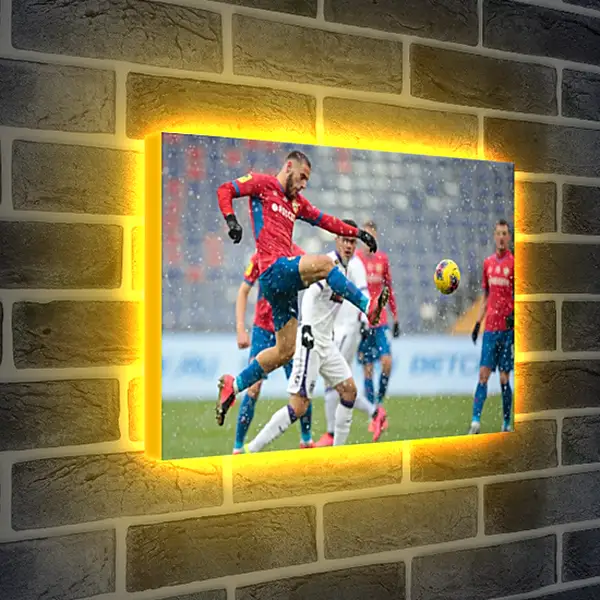 Лайтбокс световая панель - Удар Влашича. ФК ЦСКА Москва. FC CSKA Moscow Лайтбокс световая панель - Удар Влашича. ФК ЦСКА Москва. FC CSKA Moscow