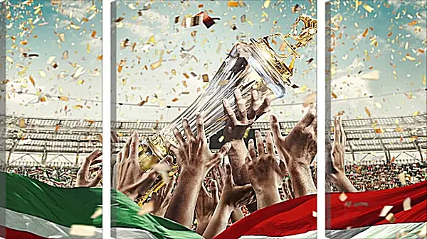 Модульная картина - Чемпионство в РПЛ. Локомотив Москва. Lokomotiv Moscow Модульная картина - Чемпионство в РПЛ. Локомотив Москва. Lokomotiv Moscow