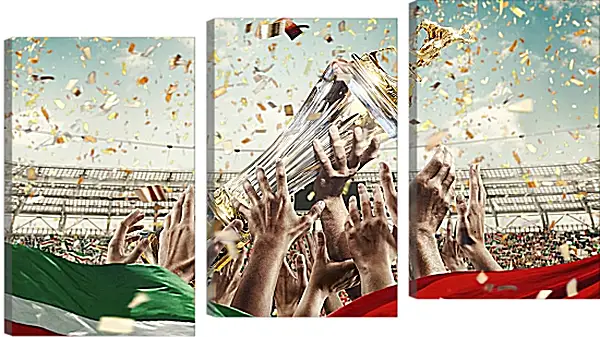 Модульная картина - Чемпионство в РПЛ. Локомотив Москва. Lokomotiv Moscow Модульная картина - Чемпионство в РПЛ. Локомотив Москва. Lokomotiv Moscow
