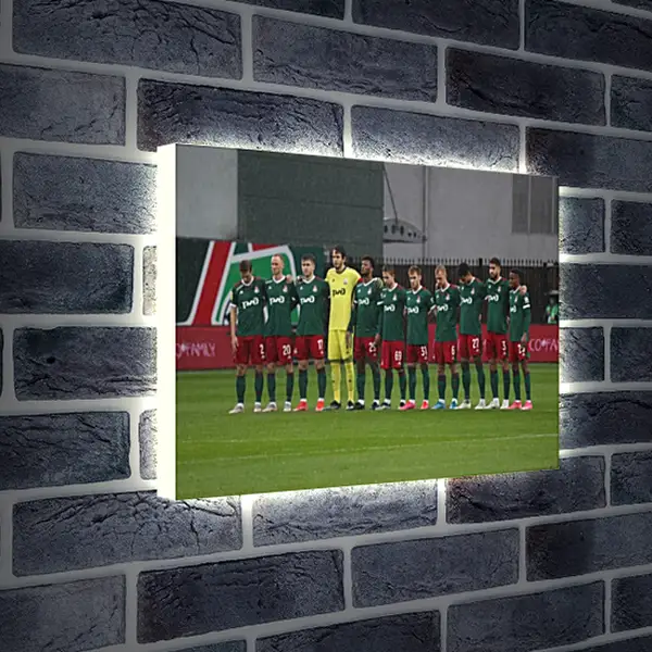 Лайтбокс световая панель - ФК Локомотив Москва. FC Lokomotiv Moscow Лайтбокс световая панель - ФК Локомотив Москва. FC Lokomotiv Moscow