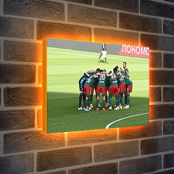 Лайтбокс световая панель - Перед матчем. ФК Локомотив Москва. FC Lokomotiv Moscow Лайтбокс световая панель - Перед матчем. ФК Локомотив Москва. FC Lokomotiv Moscow