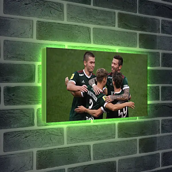 Лайтбокс световая панель - Празднование гола. Локомотив Москва. Lokomotiv Moscow Лайтбокс световая панель - Празднование гола. Локомотив Москва. Lokomotiv Moscow