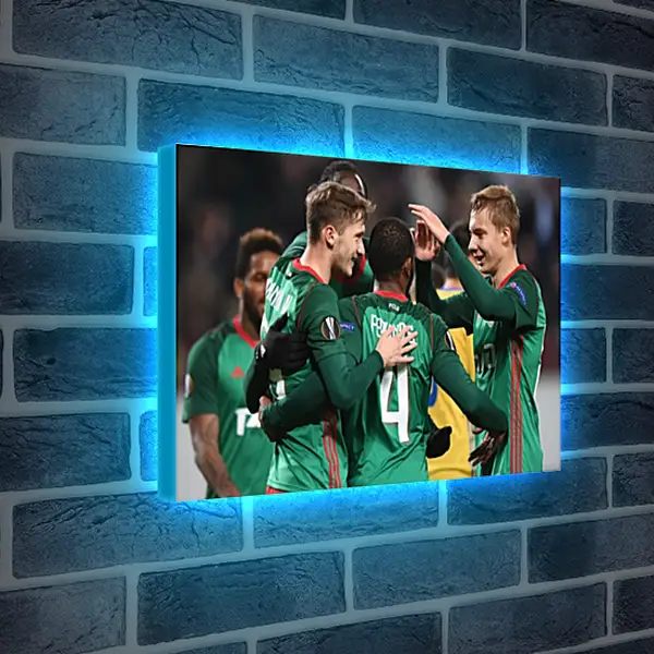 Лайтбокс световая панель - Празднование гола. Локомотив Москва. Lokomotiv Moscow Лайтбокс световая панель - Празднование гола. Локомотив Москва. Lokomotiv Moscow
