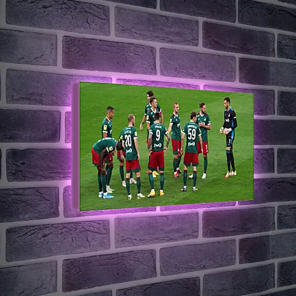 Лайтбокс световая панель - Перед матчем. ФК Локомотив Москва. FC Lokomotiv Moscow Лайтбокс световая панель - Перед матчем. ФК Локомотив Москва. FC Lokomotiv Moscow