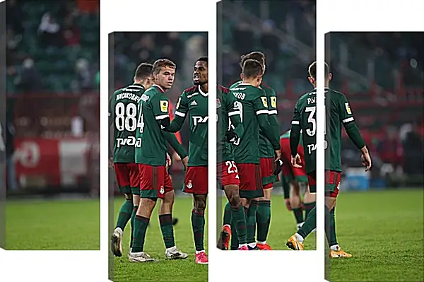 Модульная картина - Празднование гола. Локомотив Москва. Lokomotiv Moscow Модульная картина - Празднование гола. Локомотив Москва. Lokomotiv Moscow