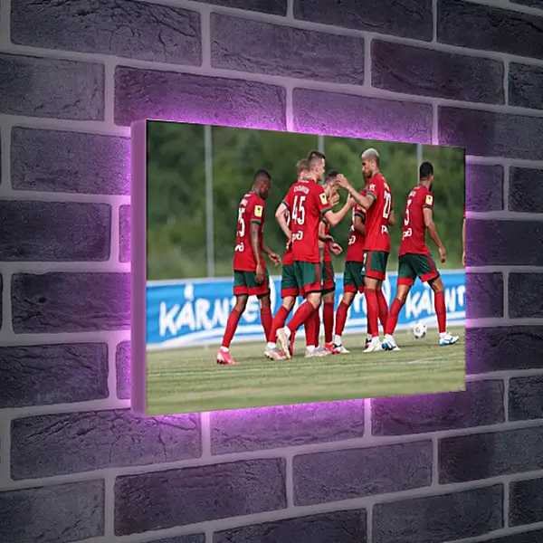 Лайтбокс световая панель - Празднование гола. Локомотив Москва. Lokomotiv Moscow Лайтбокс световая панель - Празднование гола. Локомотив Москва. Lokomotiv Moscow