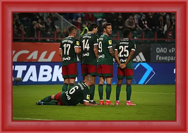 Картина в раме - Стенка. ФК Локомотив Москва. FC Lokomotiv Moscow Картина в раме - Стенка. ФК Локомотив Москва. FC Lokomotiv Moscow