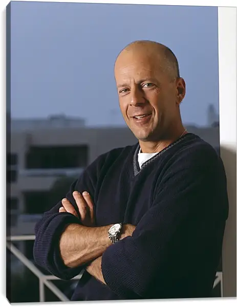 Постер на подрамнике - Брюс Уиллис. Bruce Willis Постер на подрамнике - Брюс Уиллис. Bruce Willis