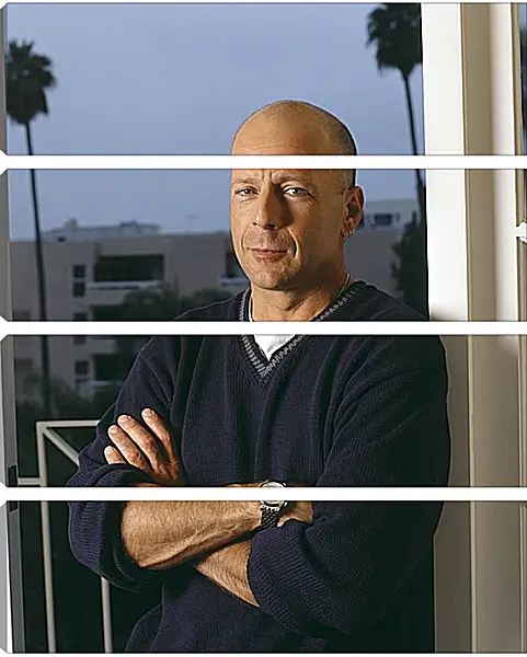 Модульная картина - Брюс Уиллис. Bruce Willis Модульная картина - Брюс Уиллис. Bruce Willis