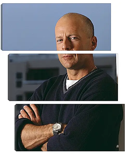 Модульная картина - Брюс Уиллис. Bruce Willis Модульная картина - Брюс Уиллис. Bruce Willis
