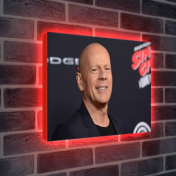 Лайтбокс световая панель - Брюс Уиллис. Bruce Willis Лайтбокс световая панель - Брюс Уиллис. Bruce Willis