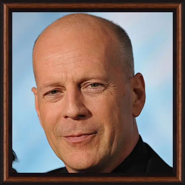 Картина в раме - Брюс Уиллис. Bruce Willis Картина в раме - Брюс Уиллис. Bruce Willis