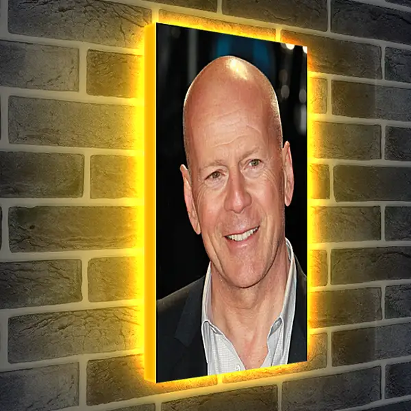 Лайтбокс световая панель - Брюс Уиллис. Bruce Willis Лайтбокс световая панель - Брюс Уиллис. Bruce Willis