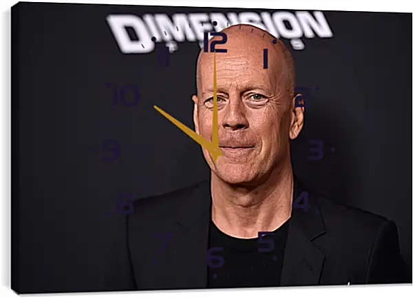 Часы картина - Брюс Уиллис. Bruce Willis Часы картина - Брюс Уиллис. Bruce Willis