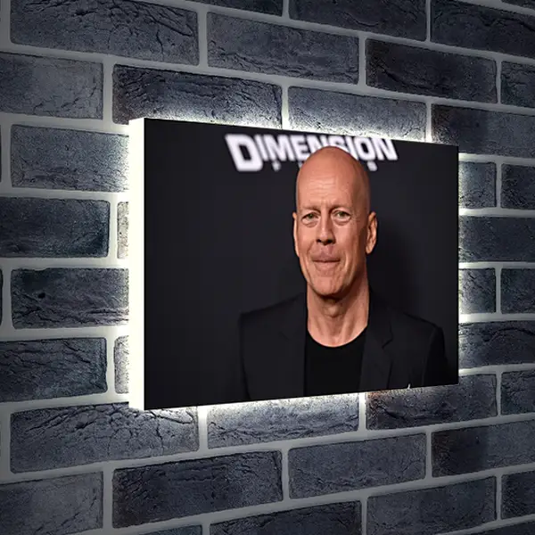 Лайтбокс световая панель - Брюс Уиллис. Bruce Willis Лайтбокс световая панель - Брюс Уиллис. Bruce Willis