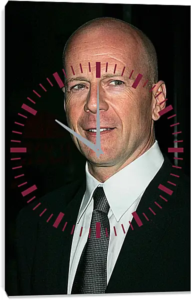Часы картина - Брюс Уиллис. Bruce Willis Часы картина - Брюс Уиллис. Bruce Willis