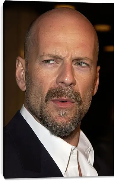 Постер на подрамнике - Брюс Уиллис. Bruce Willis Постер на подрамнике - Брюс Уиллис. Bruce Willis