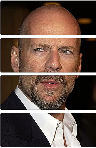 Модульная картина - Брюс Уиллис. Bruce Willis Модульная картина - Брюс Уиллис. Bruce Willis
