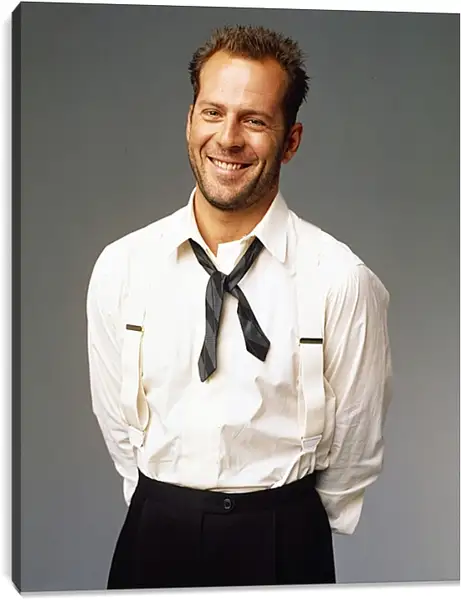 Постер на подрамнике - Брюс Уиллис. Bruce Willis Постер на подрамнике - Брюс Уиллис. Bruce Willis