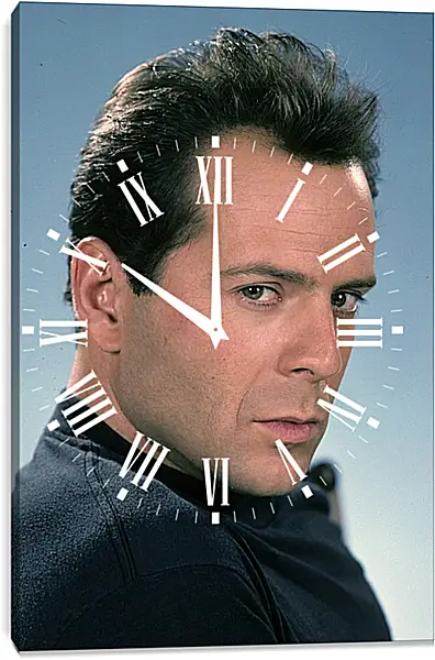 Часы картина - Брюс Уиллис. Bruce Willis Часы картина - Брюс Уиллис. Bruce Willis