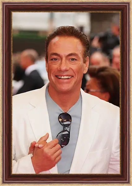 Картина в раме - Жан-Клод Ван Дамм. Jean-Claude Van Damme Картина в раме - Жан-Клод Ван Дамм. Jean-Claude Van Damme