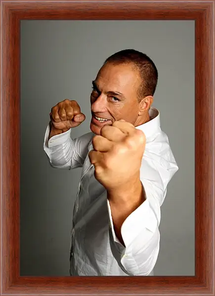 Картина в раме - Жан-Клод Ван Дамм. Jean-Claude Van Damme Картина в раме - Жан-Клод Ван Дамм. Jean-Claude Van Damme