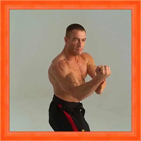 Картина в раме - Жан-Клод Ван Дамм. Jean-Claude Van Damme Картина в раме - Жан-Клод Ван Дамм. Jean-Claude Van Damme