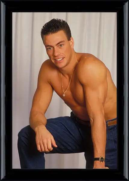 Картина в раме - Жан-Клод Ван Дамм. Jean-Claude Van Damme Картина в раме - Жан-Клод Ван Дамм. Jean-Claude Van Damme