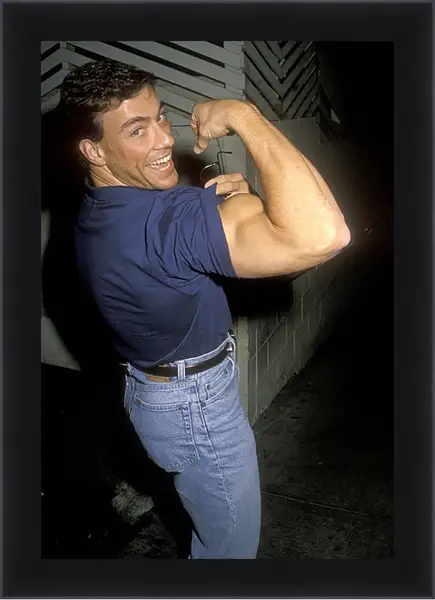 Картина в раме - Жан-Клод Ван Дамм. Jean-Claude Van Damme Картина в раме - Жан-Клод Ван Дамм. Jean-Claude Van Damme