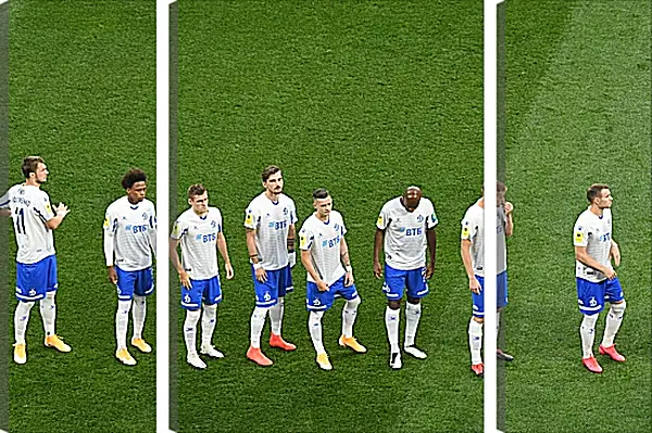 Модульная картина - Перед матчем. ФК Динамо Москва. FC Dynamo Moscow Модульная картина - Перед матчем. ФК Динамо Москва. FC Dynamo Moscow