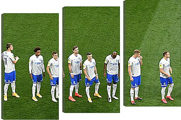 Модульная картина - Перед матчем. ФК Динамо Москва. FC Dynamo Moscow Модульная картина - Перед матчем. ФК Динамо Москва. FC Dynamo Moscow