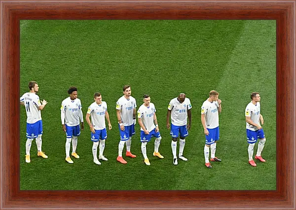 Картина в раме - Перед матчем. ФК Динамо Москва. FC Dynamo Moscow Картина в раме - Перед матчем. ФК Динамо Москва. FC Dynamo Moscow