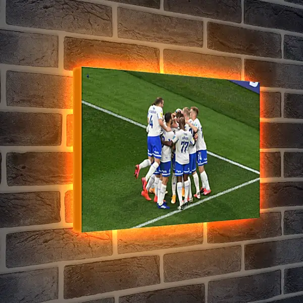 Лайтбокс световая панель - Празднование гола. ФК Динамо Москва. FC Dynamo Moscow Лайтбокс световая панель - Празднование гола. ФК Динамо Москва. FC Dynamo Moscow