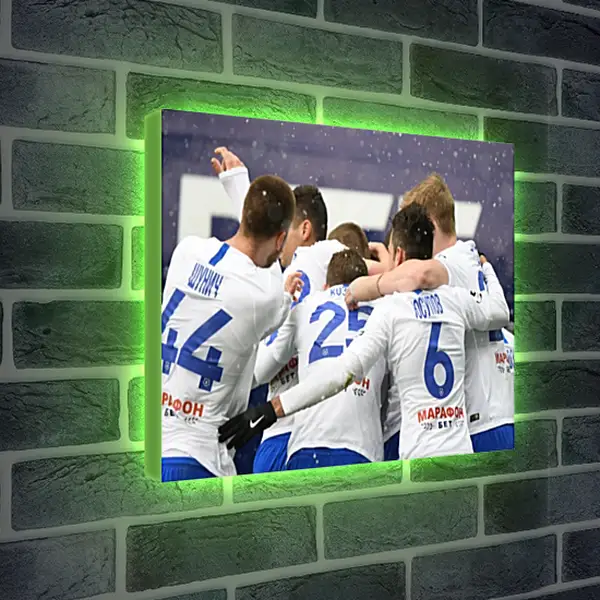 Лайтбокс световая панель - Празднование гола. ФК Динамо Москва. FC Dynamo Moscow Лайтбокс световая панель - Празднование гола. ФК Динамо Москва. FC Dynamo Moscow