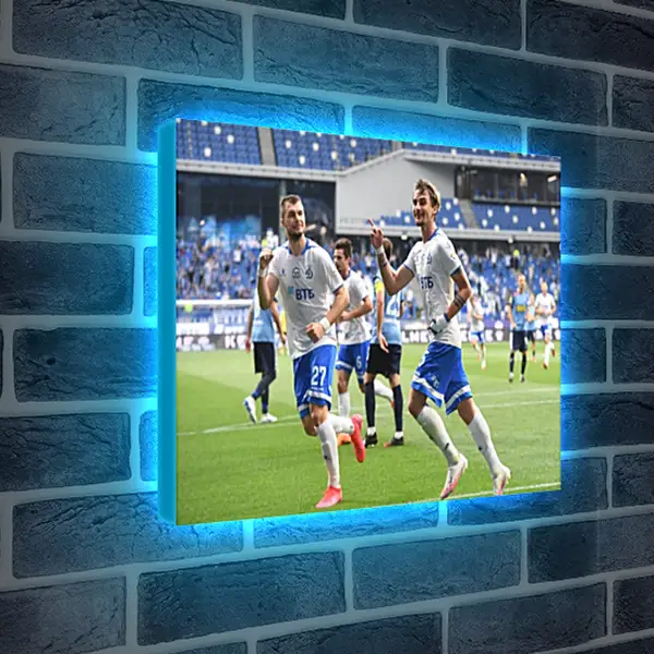 Лайтбокс световая панель - Празднование гола. ФК Динамо Москва. FC Dynamo Moscow Лайтбокс световая панель - Празднование гола. ФК Динамо Москва. FC Dynamo Moscow